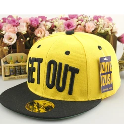 New 3D Letter Embroidery Baseball Cap Kids Sun Hat Boys Girls Snapback Hip Hop Caps For Children 2-9 Years Old