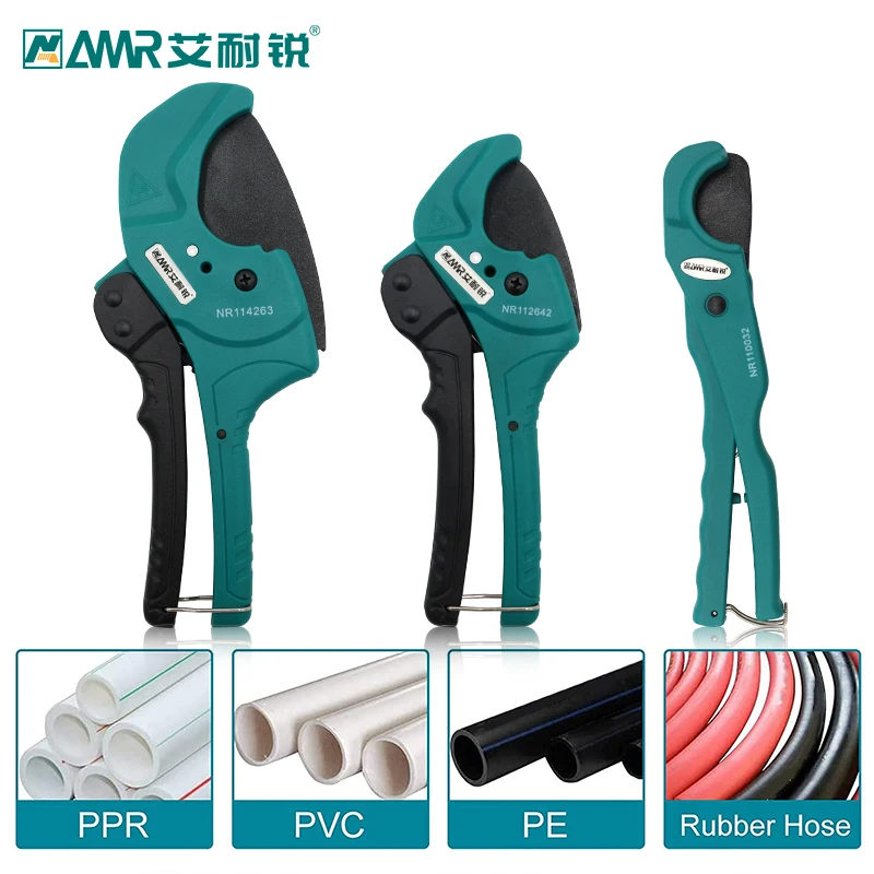 Pipe Cutter Scissors Pipe Cutter Pipe Hose Cuts PP, PVC, ABS, PE, Vinyl and Rubber Tubing and Pipes Manual Hand Tool