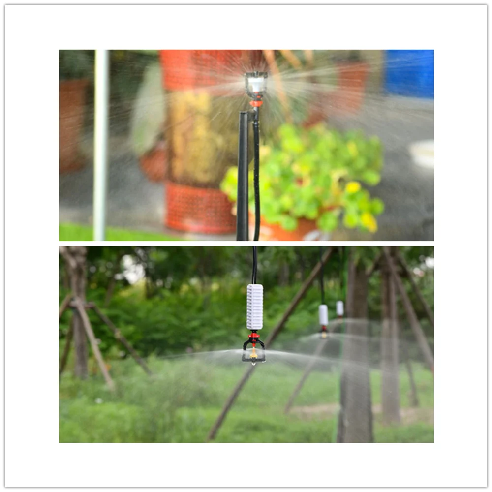 10pcs Agricultural greenhouse frame type inverted atomization micro-sprinkler irrigation equipment for vegetable gardening