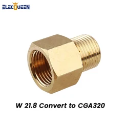 CO2 Thread Adapter W21.8 Thread to CGA320 Adapters Cylinders for CO2 Tank Bottle