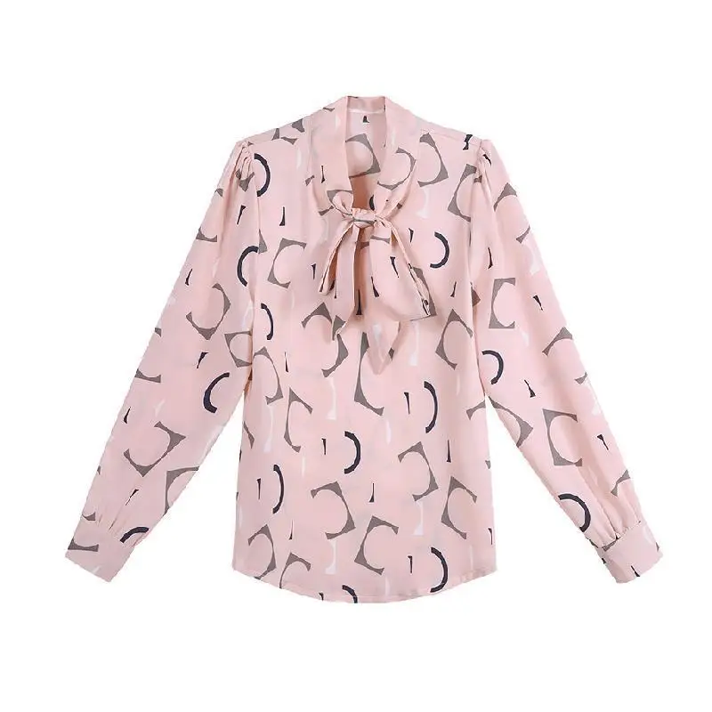 Chiffon Shirt New Annals Dress In 2022 Foreign Style Fashion Undies Women\'s Long Sleeve Top Spring And Autumn Blouse Gir