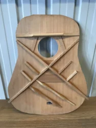 Spruce Panel Plywood with Brace Wood Kit, 41 Inch Acoustic Guitar, Luthier Tools Material, High Quality, 1 Pc