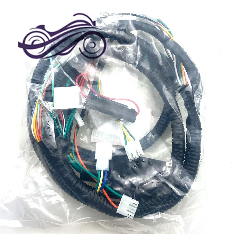 Motorcycle wire line complete set of spare parts for honda dio 50 af17 af18 af25 af27 af28 zx af34