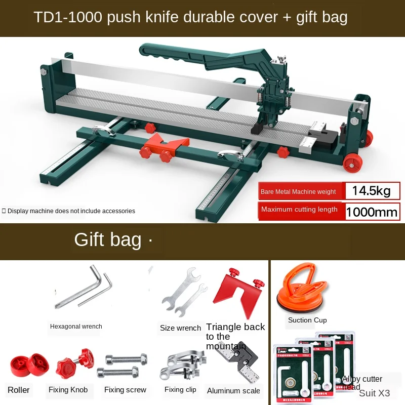 Handmatige Tegelsnijder Tegel Pusher 800 1000 Push Cutter Vloertegel Cutter