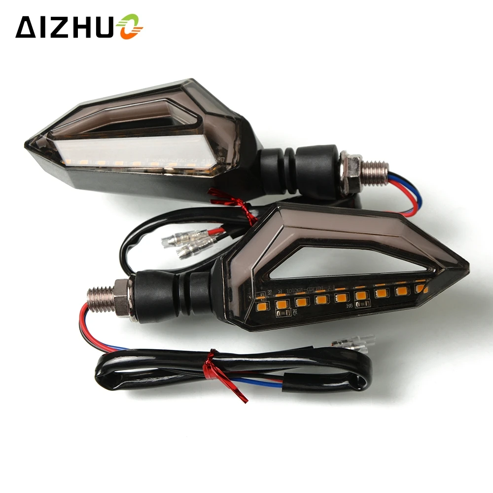 12V Led Motorcycle Turn Signals Light Flasher Lights for yamaha DT125 DT125R DT200 DT230 DT 125 200 230 MT-07 FZ-07 MT 07 FZ 07