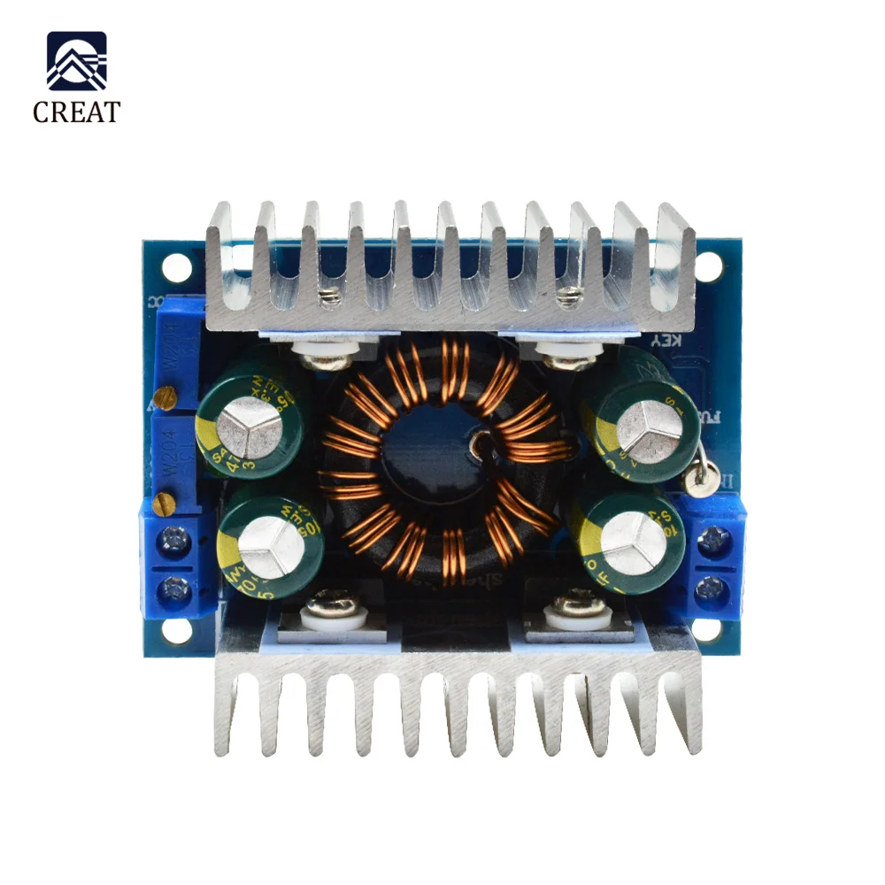 DC-DC DC 5-30V to 1.25-30V 8A Automatic Adjustable Step Up/Down Boost/Buck Converter Module Voltage Regulator for Car