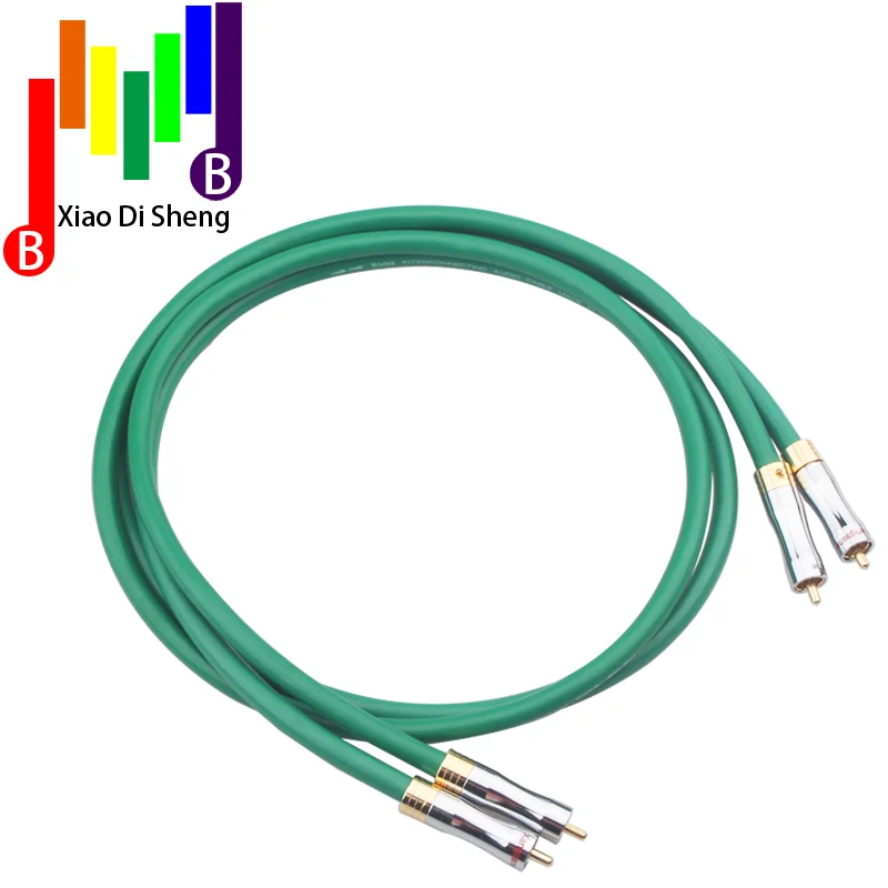 

HI-End 2328 Audio Cable Male to Male HIFI RCA Cable 6N OFC RCA Audio Cable gold plated plugs RCA to RCA extension cord