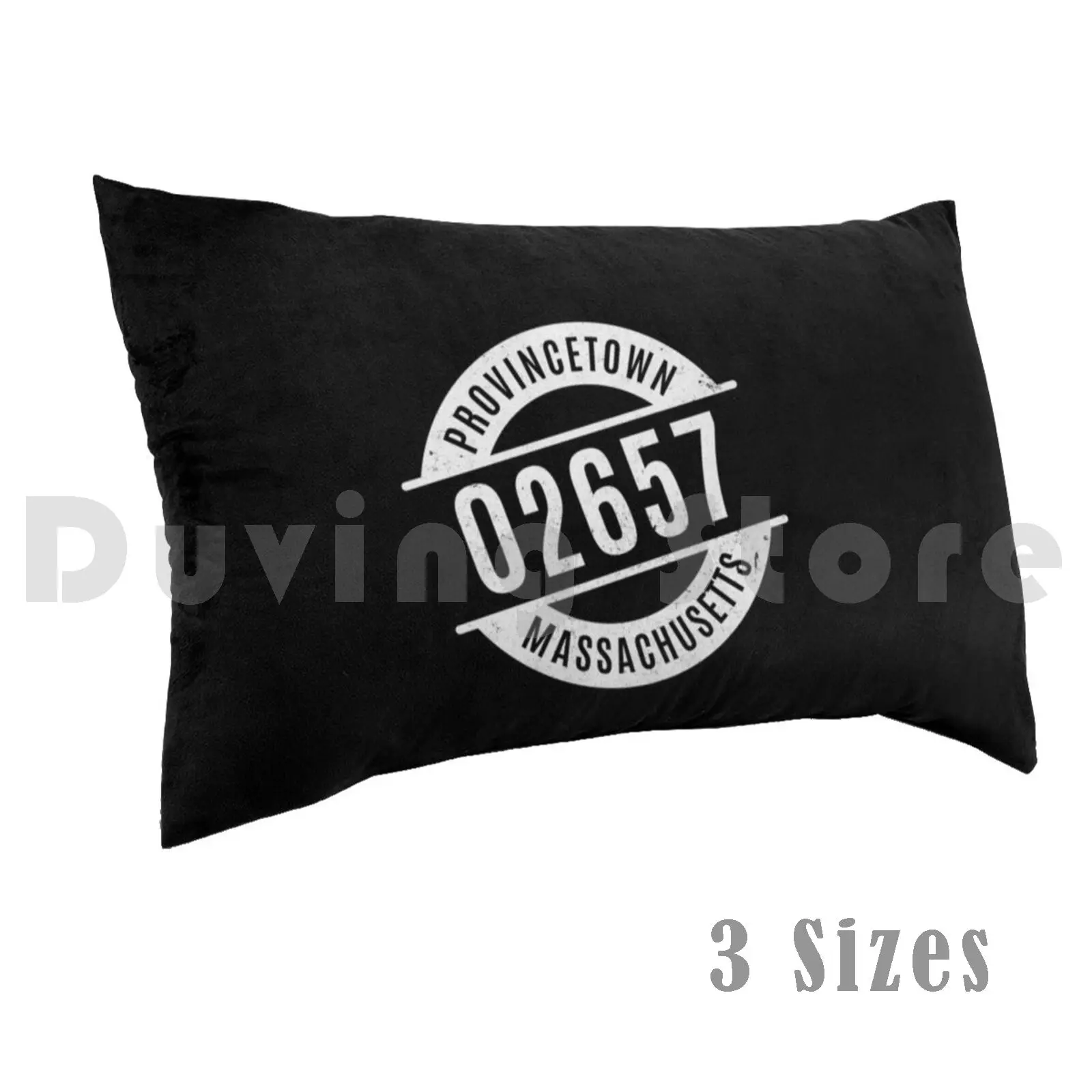 Pillow Case Provincetown Massachusetts 02657 Zip Code 847 City Distressed Geography Home Hometown