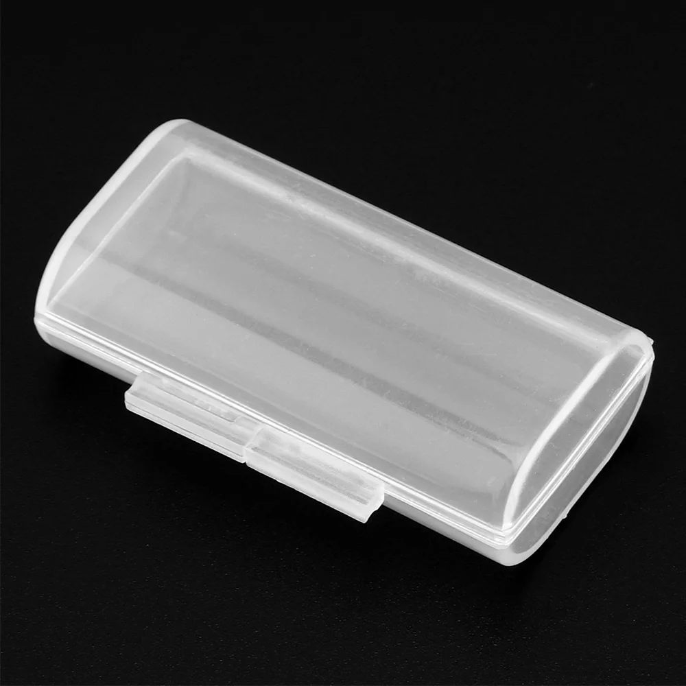 1Pc Universal Transparent Hard Plastic Battery Case Holder Storage Box Fit for 2/4 Pcs AAA Standard or Rechargeable Batterries