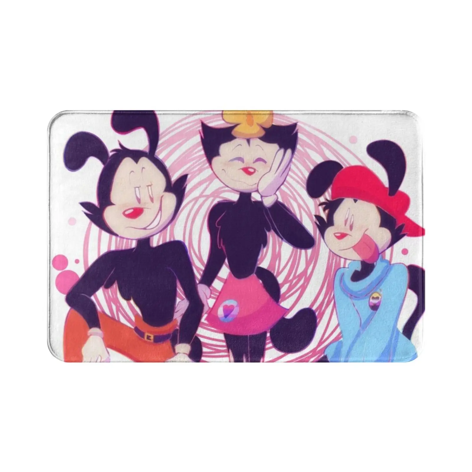 Rep!!-Animaniacs Fanart Carpet Mat Rug Cushion Soft Animaniacs Animaniacs Fanart Animaniacs Reboot Animaniacs