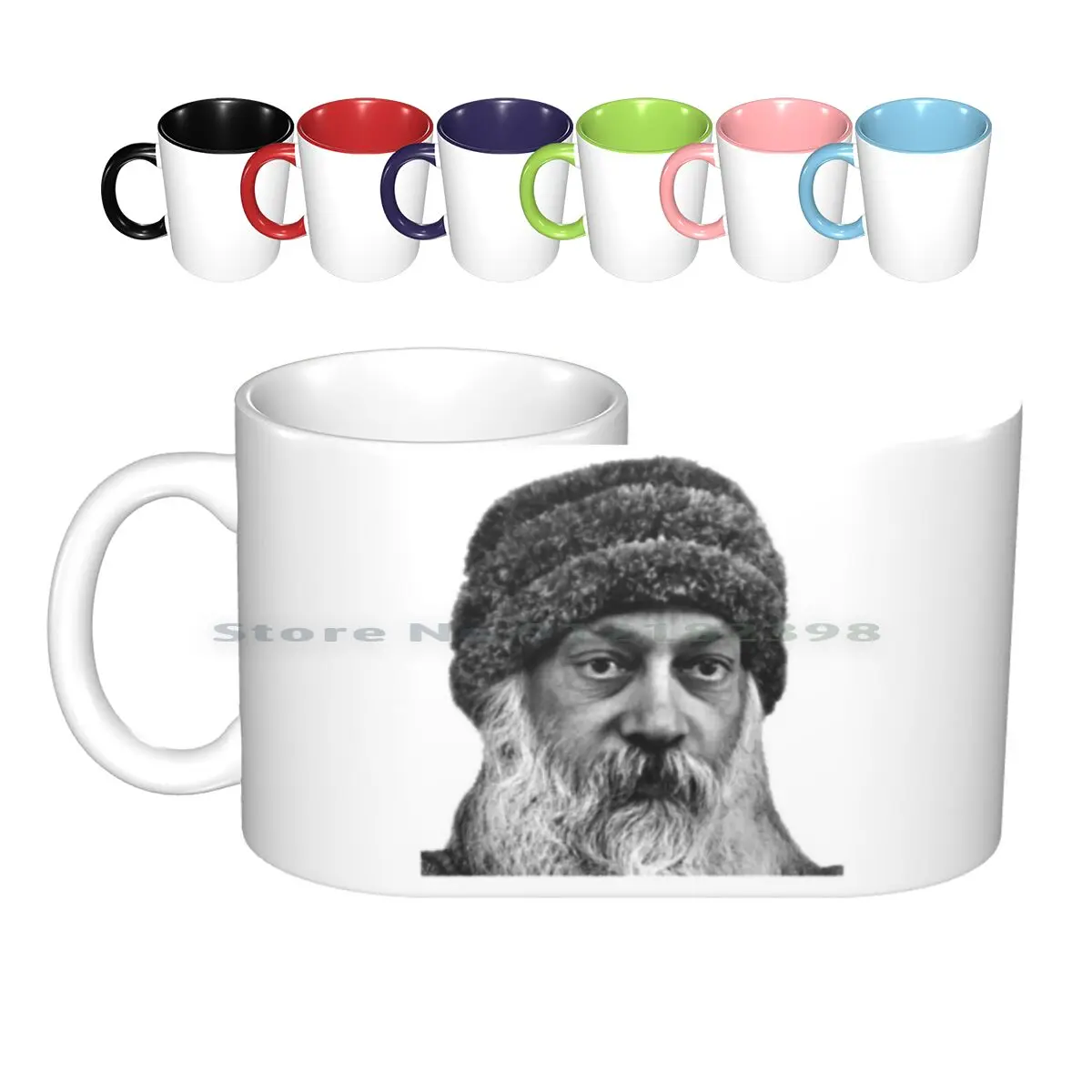 Bhagwan Rajneesh Ceramic Mugs Coffee Cups Milk Tea Mug Bhagwan Rajneesh Bhagwan Rajneesh Shree Wild Wild Country Sheela Osho