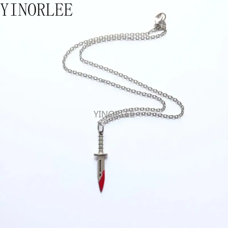 New Gothic Camp Killer Necklace Knife Dagger Punk Jewelry Pendant Charm Grunge Medieval Statement Halloween Gift New Necklace