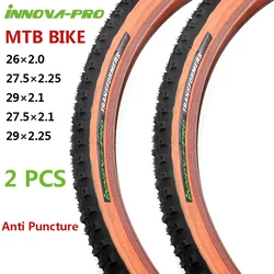 2PCS INNOVA Mountain Bicycle Tires 26x2.0/29x2.1/27.5x2.25/2.75x2.1/29x2.25 inch Anti Puncture Tyre Anti Hole Mtb Bicycle Tire