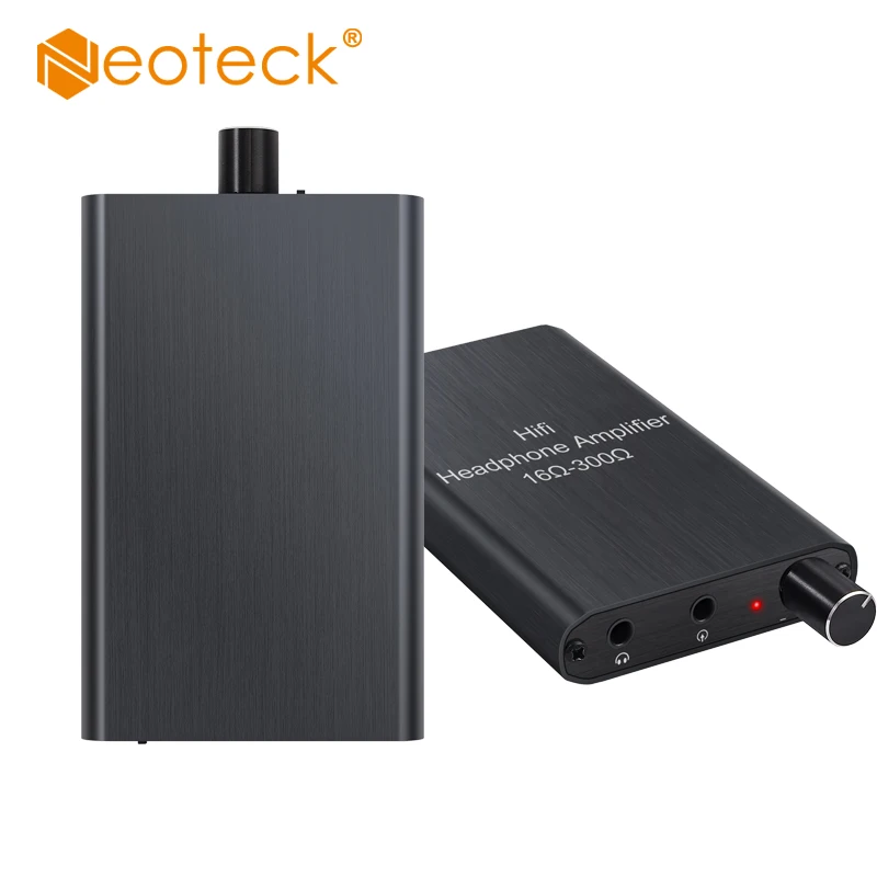 Neoteck 16-300 Ohm Auricolare Amplificatore Amplificatore Per Cuffie Con Built-in di Accumulatori E Caricabatterie Di Riserva Con Guadagno Interruttore Basso Per Android PC del telefono