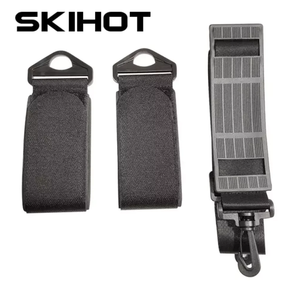 SKIHOT Snowboard pole shoulder strap with bode hook adjustable nylon ski handle strap