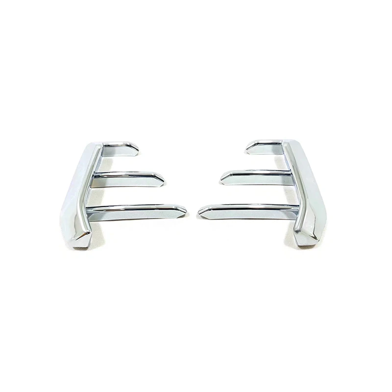 ABS Chrome For Audi Q3 2019 2020 Accessories Car front fog lampshade strip frame Cover Trim Sticker Car Styling 2pcs