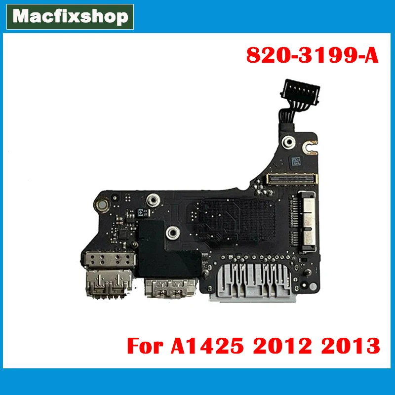

Original A1425 Jack Audio Power USB Board 2012 2013 For MacBook Pro Retina 13" A1425 I/O USB SD Card Reader Board 820-3199-A