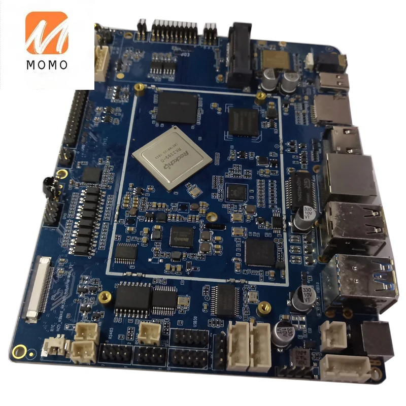 K9max  Ethernet DDR4 POE rk3399 Android 7.1 embedded  linux board edp lvds controller Android development board