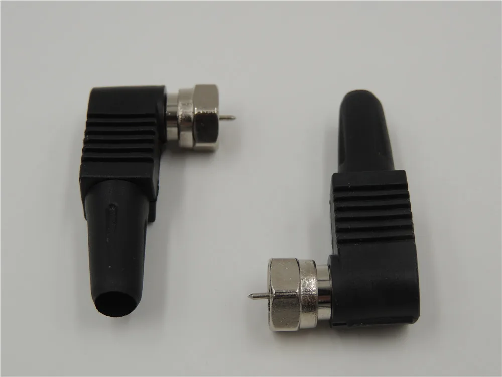 F Type Haakse 90 Graden Male Soldeer Connector