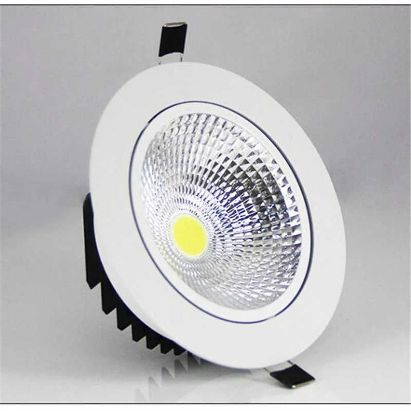 Super bright recessed Dimmable LED COB Downlights 5W 7W 9W 12W 15W 18W LED Spot lights AC85-265V LED decoration Ceiling Lamp