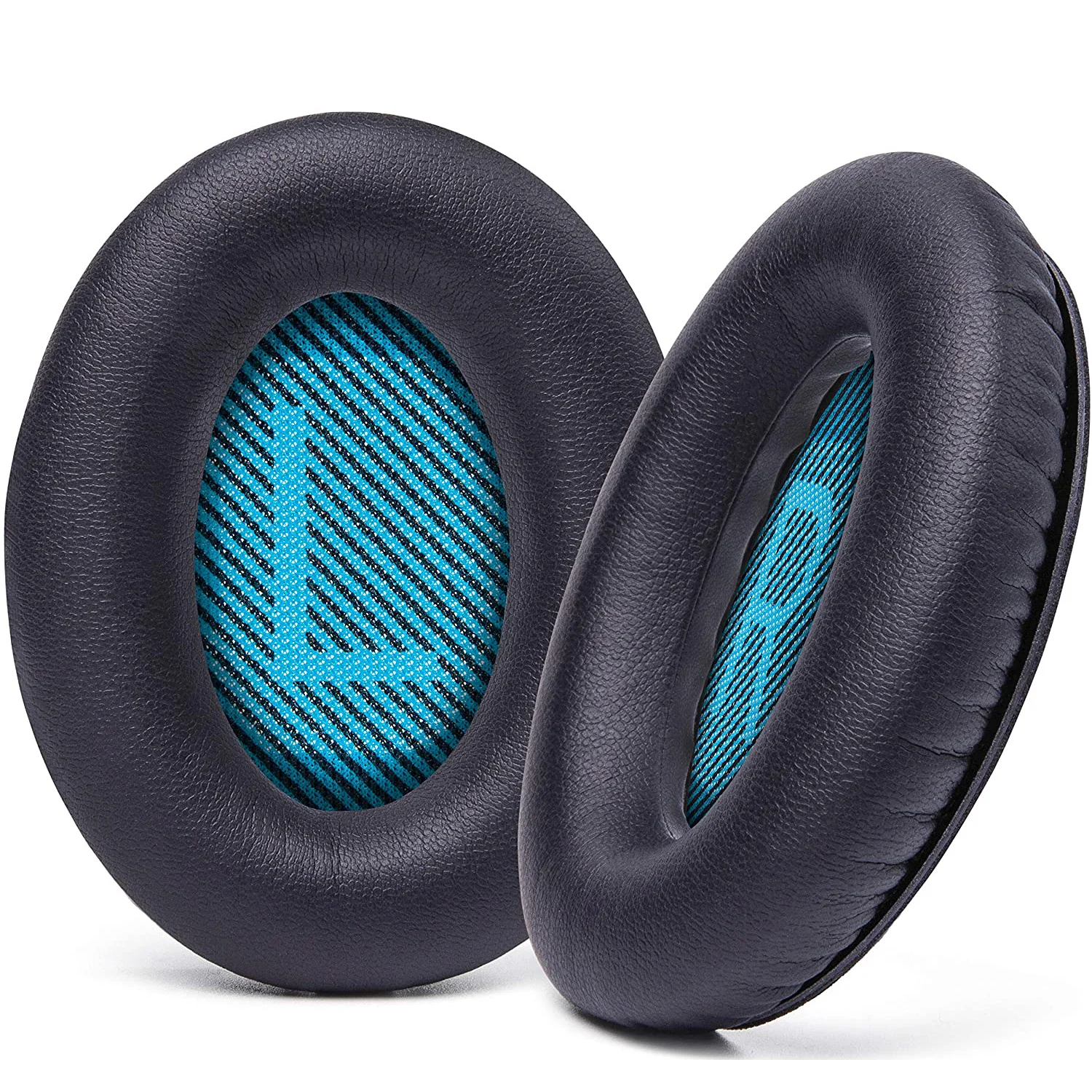 قطع غيار لسماعات الرأس من جلد الغنم قطع غيار لسماعات الرأس BOSE QC35 QC25 QC15 AE2 من الجلد الأصلي وسادات للأذن غطاء إسفنجي من جلد الخراف