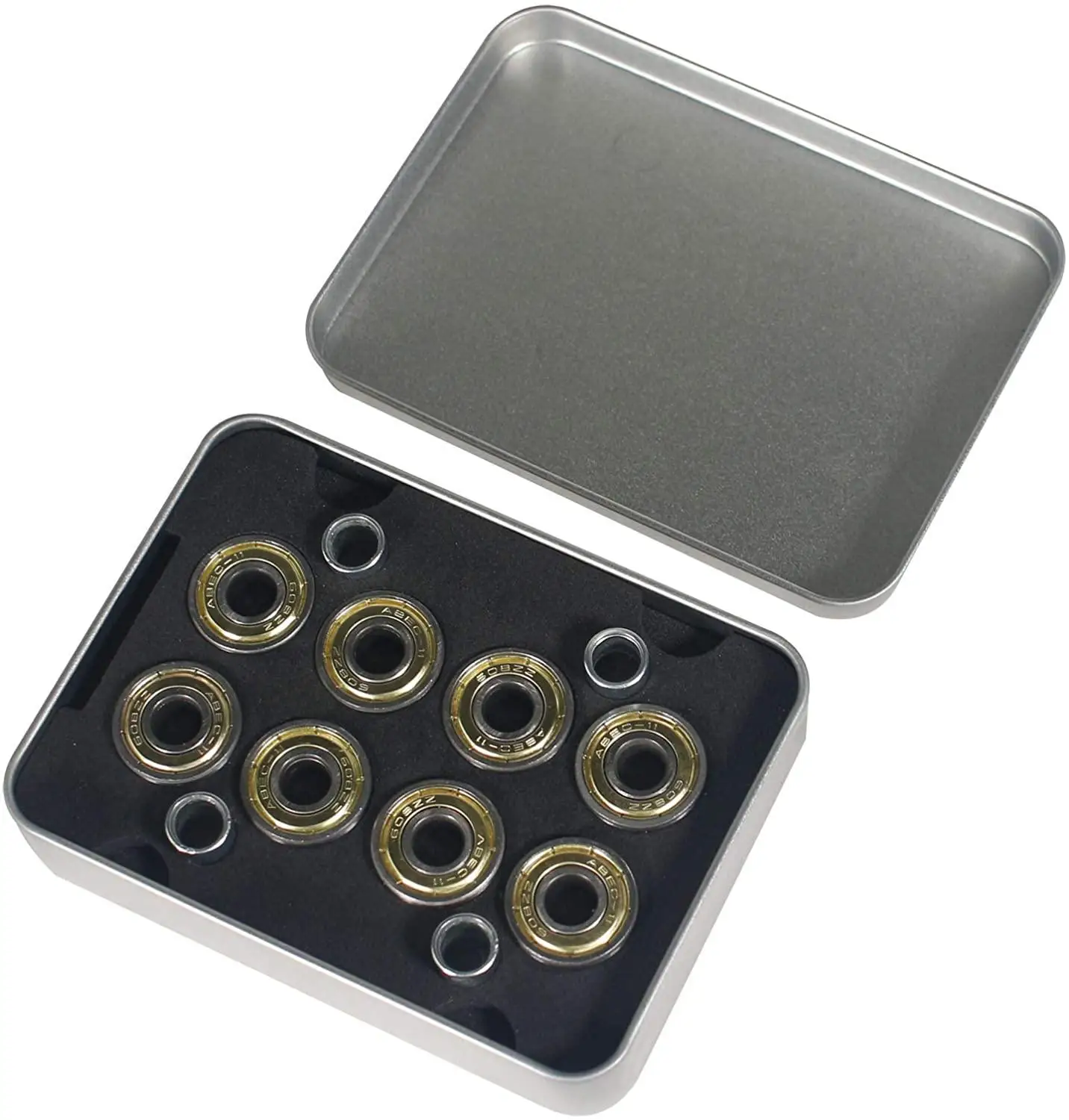 20pcs combo 608zz Skateboard Bearings Longboard Bearings for Wheels Bearings for Board Trucks Skates with abec-11 8 Pack