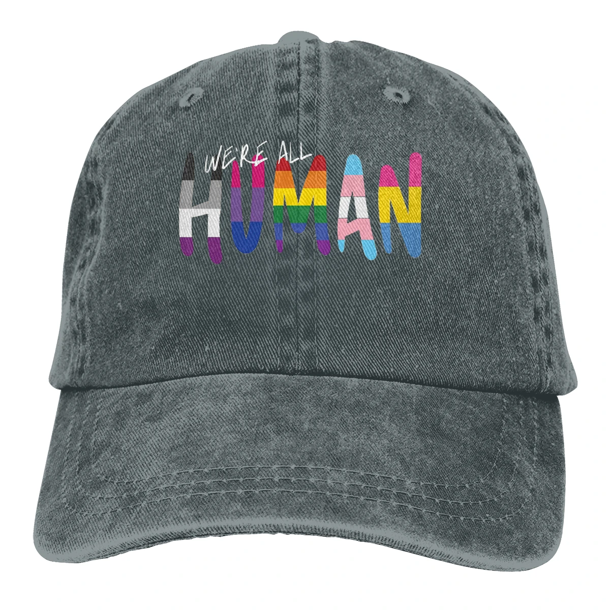 Human_handwritten, Various Flags Baseball Cap Men LGBT transgender Caps colors Women Summer Snapback Caps