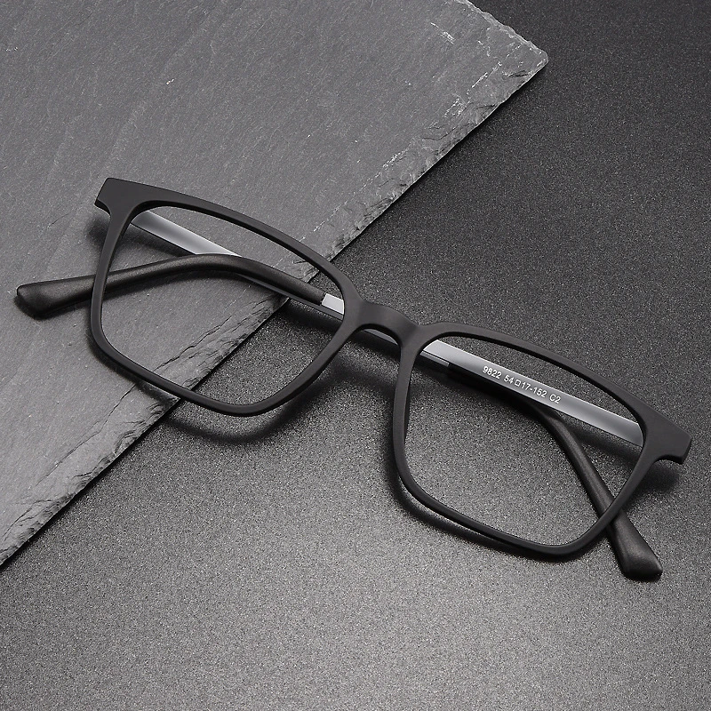 Pure Titanium Square Myopia Glasses Men Optical Large Frame Ultra-Light Prescription Glasses Frame Decorative Glasses Frame