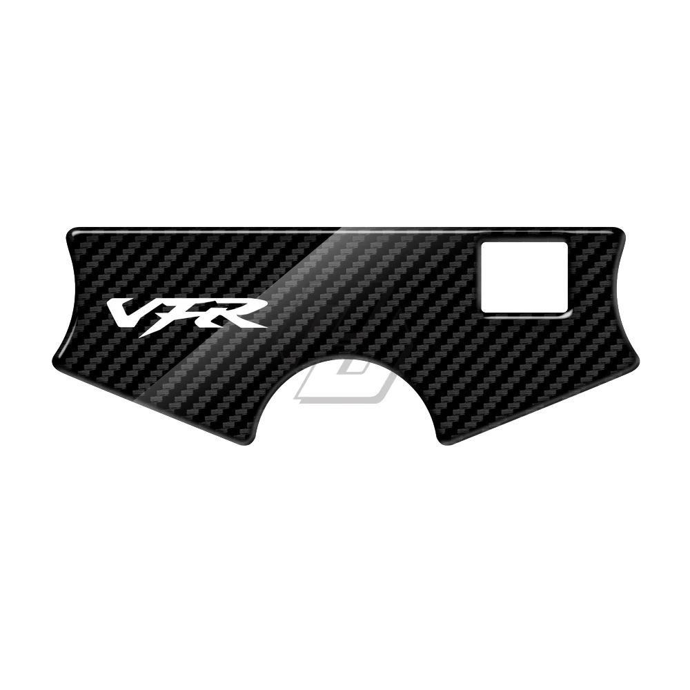 For Honda VFR 750 2011-2014 3D Carbon-look Upper Triple Yoke Defender