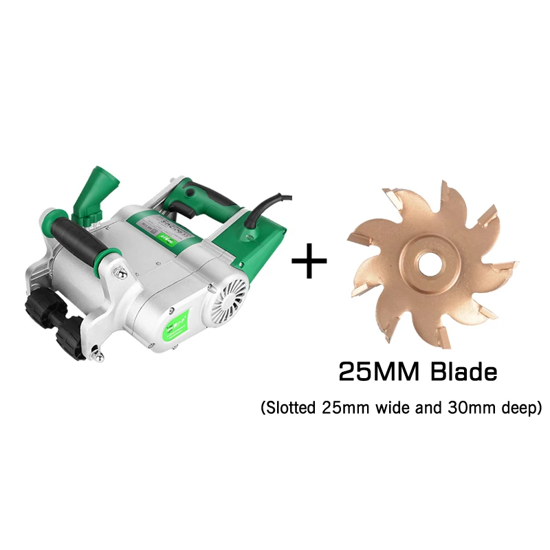 1PC 1100W 35MM/25MM Elektrische Muurslijper Groef Snijmachine Muur Steken Machine Betonnen muur Snijmachine 220V