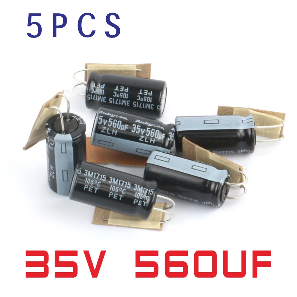 5PCS 35V 560UF /25V 470UF Filter Capacitor 40A/45A/50A ESC C-DC Spare Parts for RC Aircraft FPV Boat Car Model