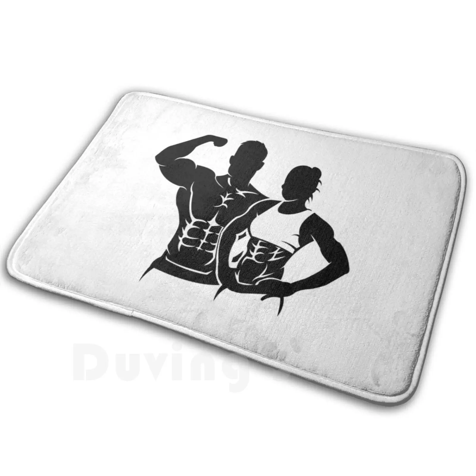 Bodybuilding-Together Carpet Mat Rug Cushion Soft Non-Slip Muscular Bodybuilding Strength Strong Endurance Man Women