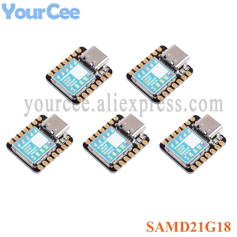 5pcs/1pc Seeeduino XIAO SAMD21G18 Nano Seeed Cortex M0 32 Bit Microcontroller Development Board Module for Arduino Type-C