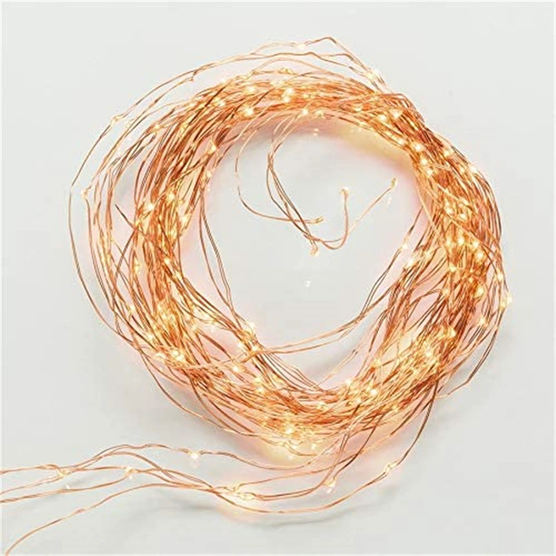 ALLTRUE Outdoor 200LED Solar Vines Branch LED String Fairy Light Garden Fence Tree,WarmWhite Copper Wire