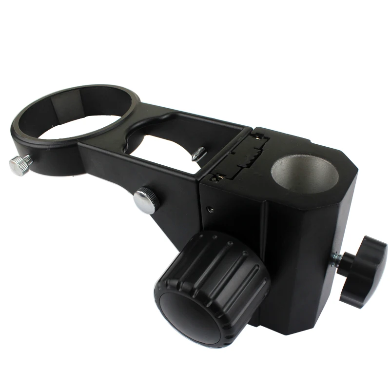 Soporte de Microscopio estéreo Trinocular Universal de doble brazo, accesorios de Microscopio, soporte de brazo, Zoom Industrial de laboratorio, 76mm