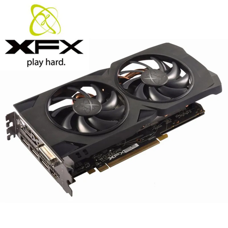 XFX RX 470D 4GB Graphics Cards 256Bit GDDR5 Video Card  for AMD RX 400 series VGA Cards RX470D-4GB RX 470D 4G HDMI DVI Used