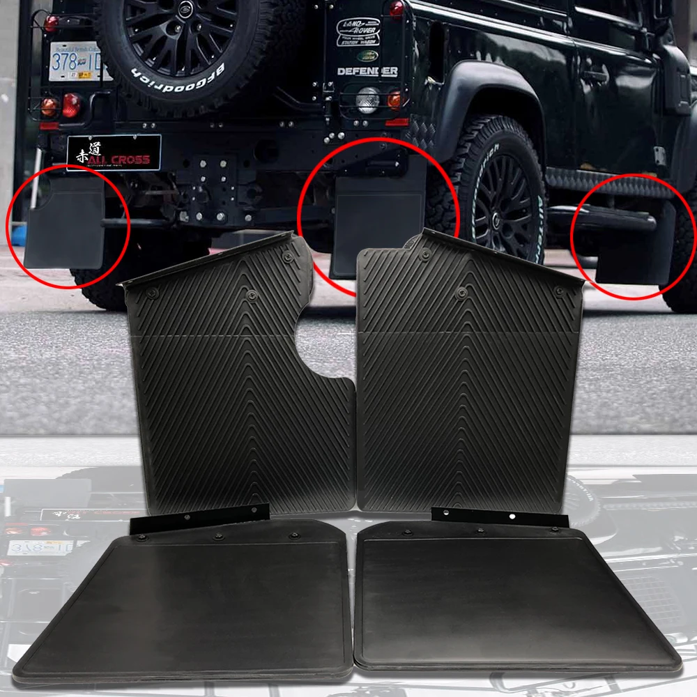 

Front Rear Mud Flaps For land rover defend 90 Mudflaps Splash Guards Mudguards Dirty Traps Fender Flares Car Accessories