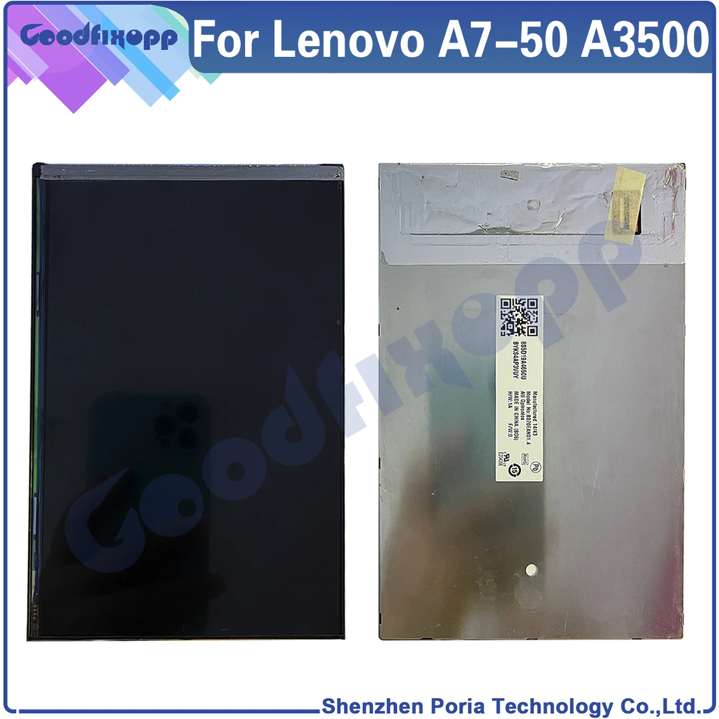 

New 7'' Inch 100% Test AAA For Lenovo Tab A7 A7-50 A3500 LCD Display Digitizer Assembly Display VAK67 T19 0.2 Replacement