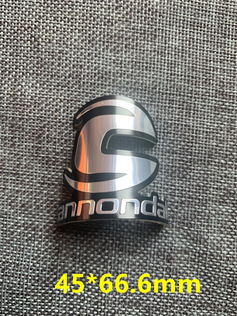 2x connondale vintage classic Bike Head Badge Aluminum Decals Stickers MTB BMX Folding Bicycle Frame Cycling Accessories emblem