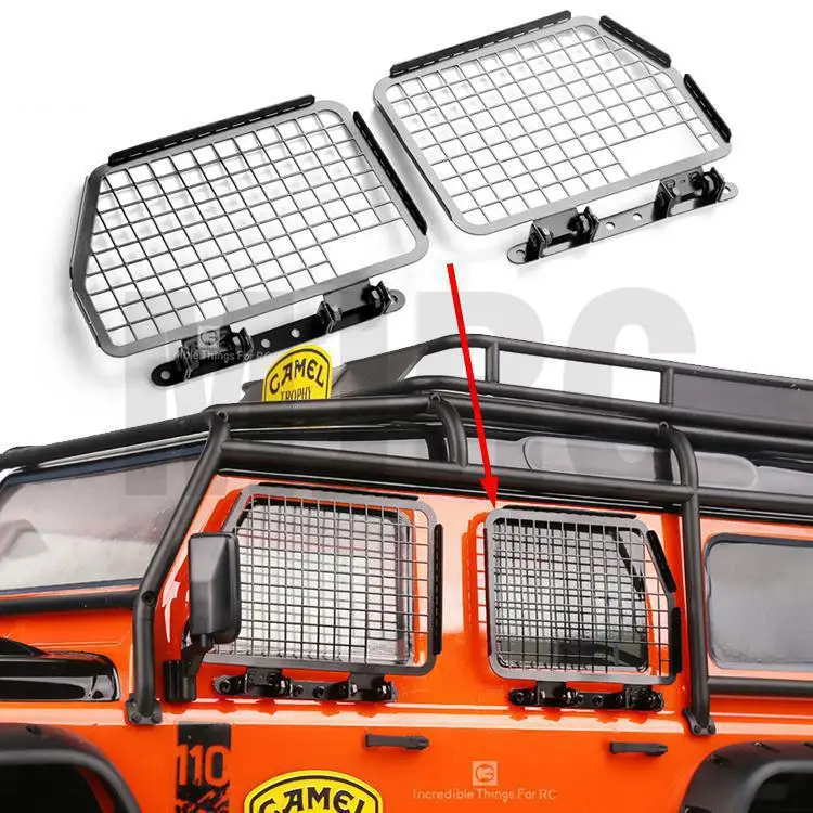 

Grc Metal Protective Folding Net Reversible Mesh For 1/10 Rc Crawler Trx4 Defender Window Body Upgrade Option Parts #gax0075c