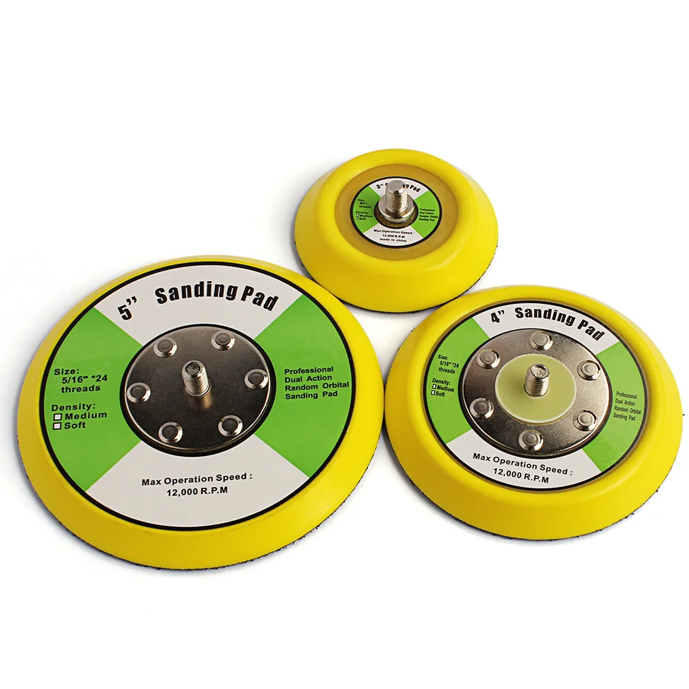 2 Pcs Hook and Loop Backing Pad Sanding Polishing Backer Plate 5/16\