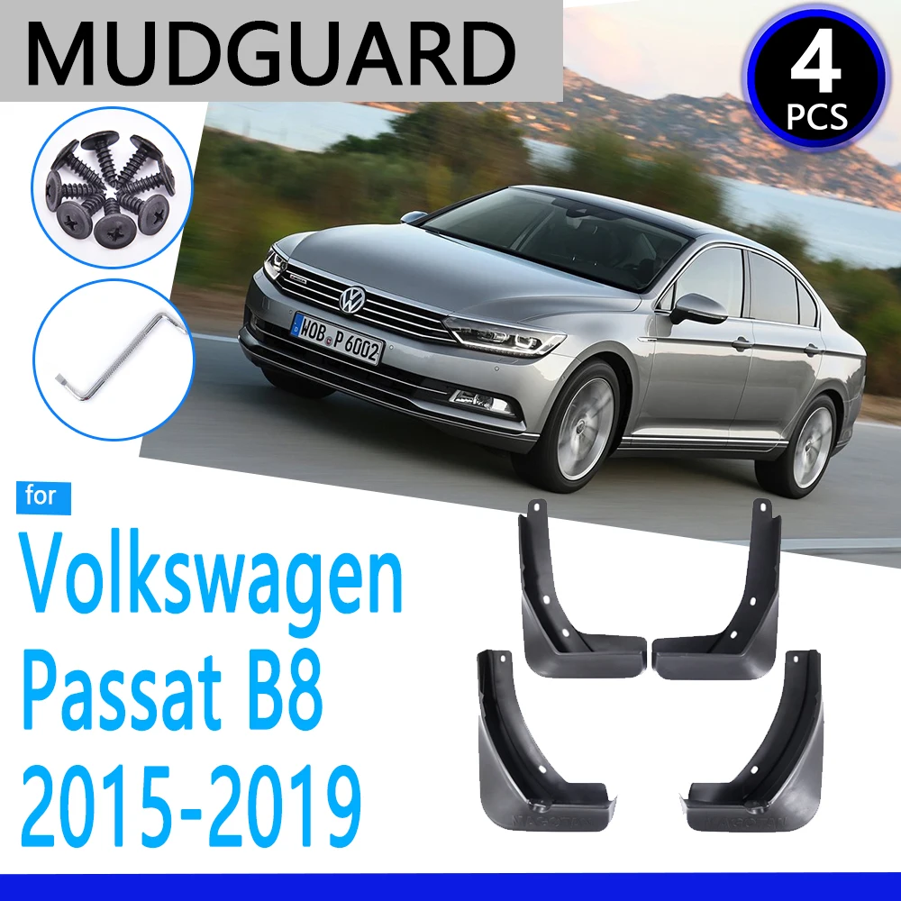 Mudguards Fit For Volkswagen VW Passat B8 2015~2019  Car Accessories Mudflap Fender Auto Replacement Parts