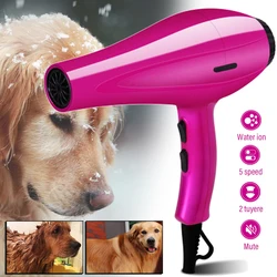 2000W Handheld Pet Hair Dryer Dog Cat Mute Blower Heater Quickly Drying Gentle