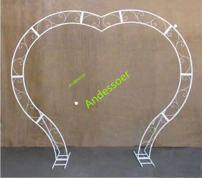 Love heart arch new wedding balloon flower arch background frame store birthday party party performance decoration arch