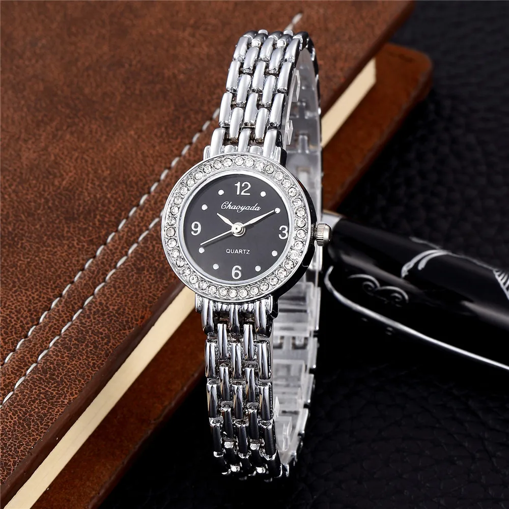 Nice Women Plush Silver Watch Stainless Seel Vogue Lady Commercial Watches Vogue Dress Watch ceasuri relogio feminino