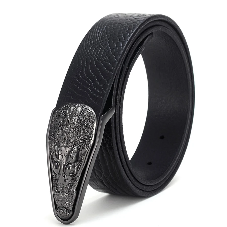 Leather Belts for Men Luxury Famous Brand Designer Waistband Jeans High Quality Male Strap