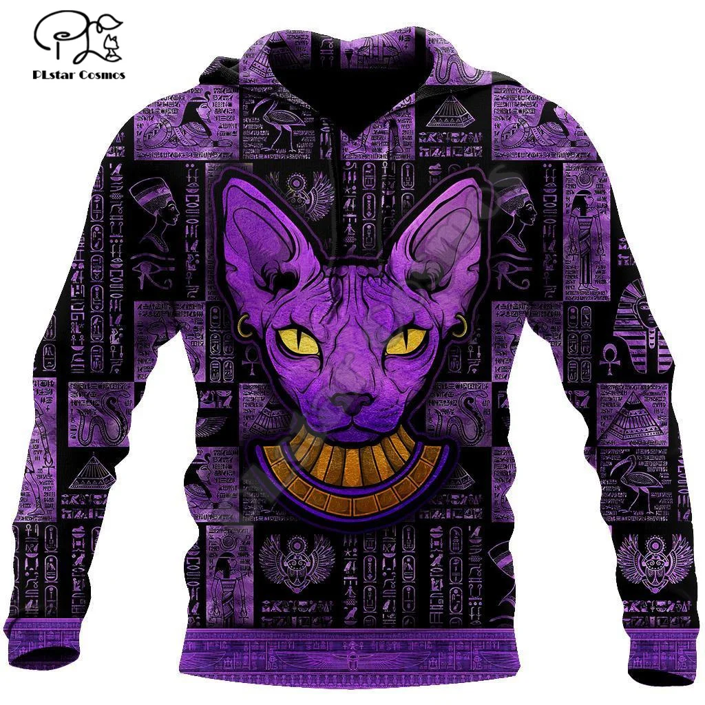 

PLstar Cosmos NewFashion God Horus Egyptian Pharaoh Anubis Ancient Egypt Tattoo 3DPrint Men/Women Harajuku Jacket Zip Hoodies 17