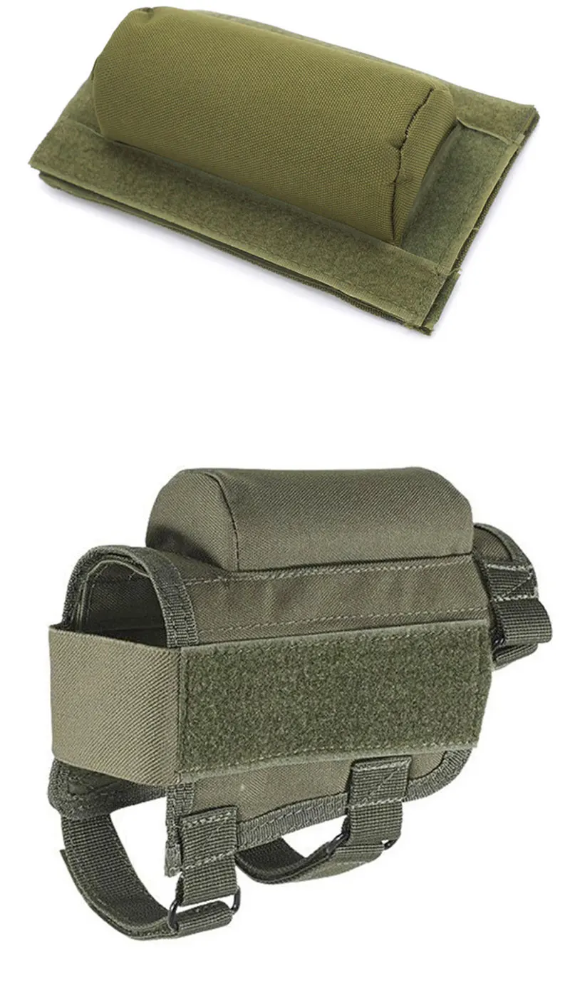 Borsa Porta Munizioni Tattica Per Fucile - 12 Colpi, Nylon 500D, Cuscinetto Guancia