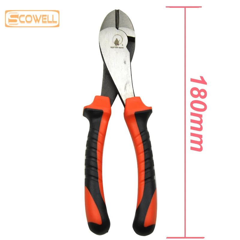 

1Pack Heavy Duty Diagonal Nipper High Carbon Steel Wire Cutting Pliers 7 inch DIY Power Hand Tools Side Cutting Tweezers