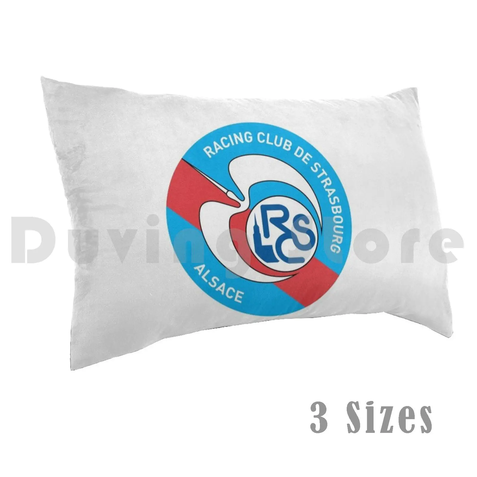 Rc Strasbourg Alsace Pillow Case DIY 40*60 Rc Strasbourg Alsace France Euro Leagues Soccer Football